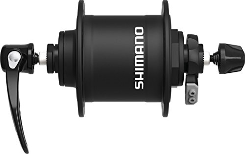 SHIMANO Qr-typ36 Dínamo de buje, Unisex Adulto, Negro, Talla única