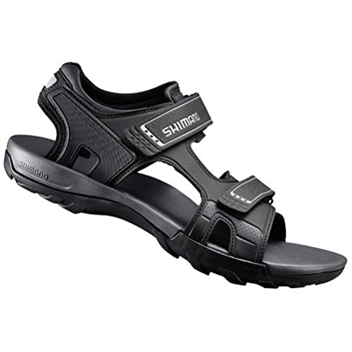 SHIMANO Sh-sd5g Sandalias de Bicicleta, Unisex Adulto, Negro, 41/42 EU