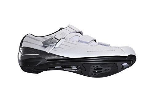 Shimano SHRP3NG410SW00, Zapatillas de Ciclismo de Carretera Hombre, Blanco (White), 41 EU