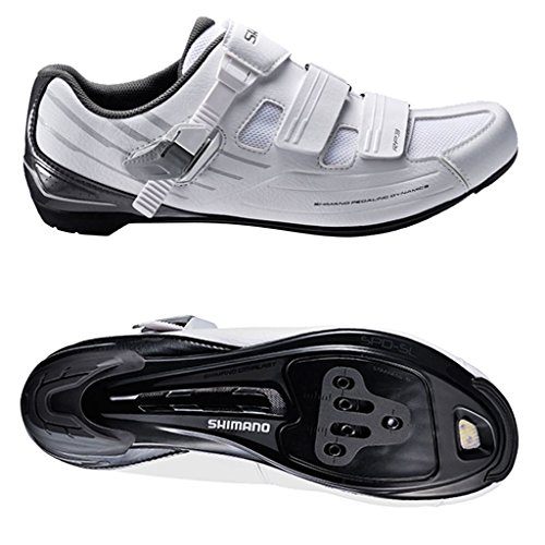 Shimano SHRP3NG410SW00, Zapatillas de Ciclismo de Carretera Hombre, Blanco (White), 41 EU