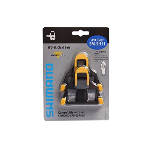 Shimano SM-SH11 - Par Calas Sm-Sh11 68, color amarillo