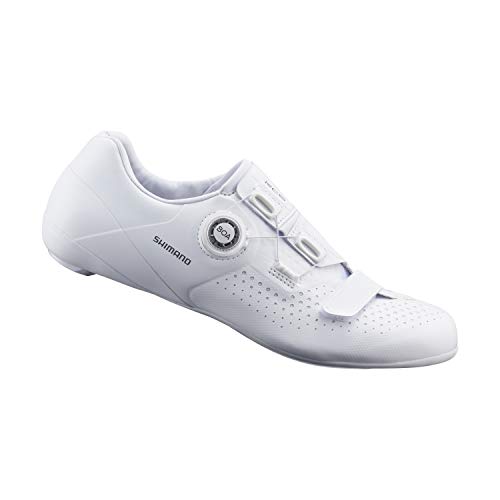 Shimano Unisex BRC500W38 Frenos y Palanca de Cambios, Blanco, Talla 38