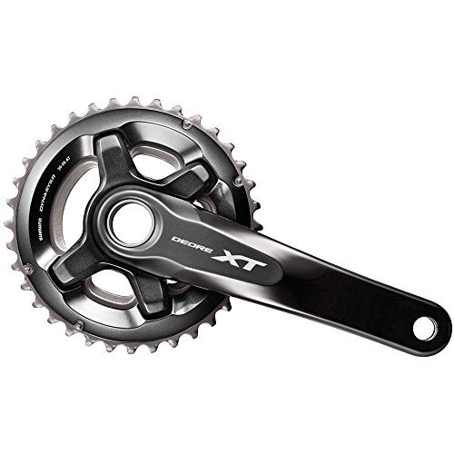 SHIMANO XT 11V 36/26 S/Cazoletas Bielas, Negro, 175 mm