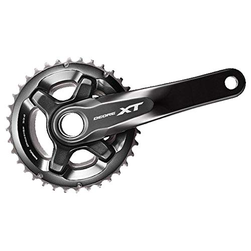 SHIMANO XT 11V 36/26 S/Cazoletas Bielas, Negro, 175 mm