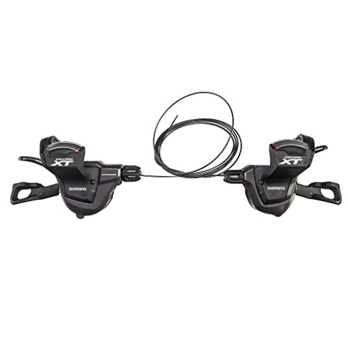 SHIMANO XT 11X2/3V. C/Abrazadera C/DISP Mando, Negro, Talla Única