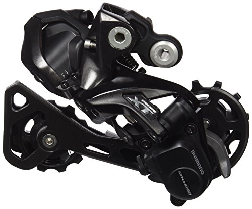 SHIMANO XT DI2 11V. Shadow+ GS Direct Cambio, Negro, Talla Única