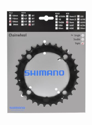 Shimano Y1EA98100 - Plato 32T FC- M480L Deore, Negro