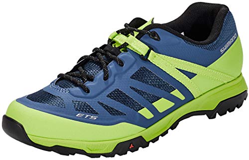 SHIMANO Zapatillas MTB ET500, Unisex Adulto, Amarillo Neón, 43 EU