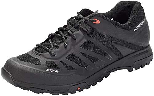 SHIMANO Zapatillas MTB ET500, Unisex Adulto, Negro, 39 EU