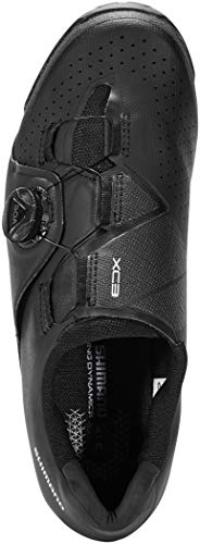 SHIMANO Zapatillas MTB XC300 H. Ancha, Unisex Adulto, Negro, 43 EU