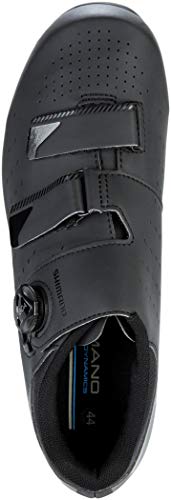 Shimano Zapatillas SH M RD RP4 NegroRO T-44 Zapatillas de Ciclismo de Carretera, Hombre, Negro (Negro 000), 44 EU (9 UK)