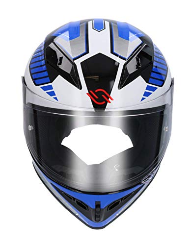 Shiro CASCO INTEGRAL MODELO SH 870 POLE HOMOLOGADO CASCO PARA ADULTO COLOR AZUL M