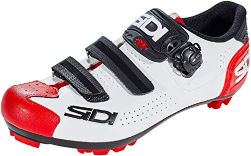 Sidi, Zapatillas de gimnasio Unisex adulto, White Black Red, 40 EU