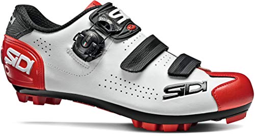 Sidi, Zapatillas de gimnasio Unisex adulto, White Black Red, 40 EU