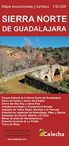 SIERRA NORTE DE GUADALAJARA. MAPA EXCURSIONISTA Y TURÍSTICO