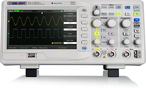 Siglent SDS 1102CML - Osciloscopio (pantalla de 7", 100 MHz)