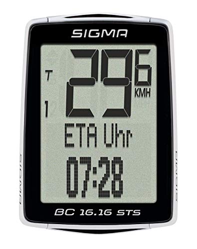 Sigma 01616 Ciclocomputador, Negro