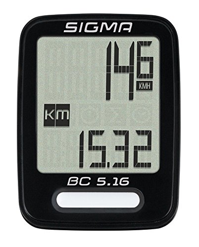 Sigma 05160 Ciclocomputador, Unisex Adulto, Negro, Talla Única