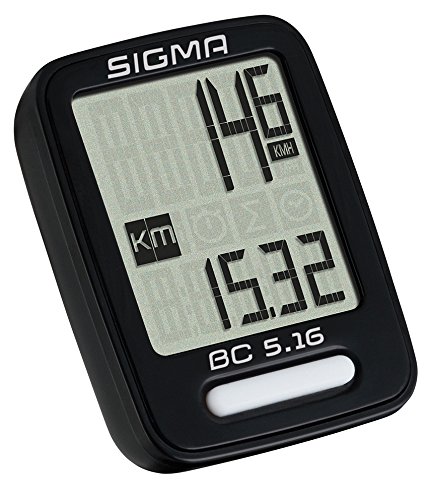 Sigma 05160 Ciclocomputador, Unisex Adulto, Negro, Talla Única