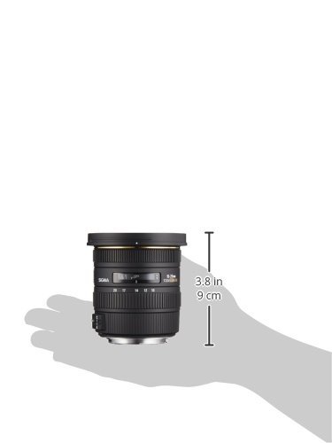 Sigma 10-20mm f/3.5 EX DC HSM - Objetivo para Canon (10-20mm, f/3.5, diámetro 82 mm), Color Negro