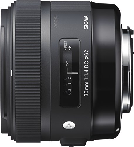 Sigma 30 mm / F 1,4 DC / HSM - Objetivo para Canon (distancia focal fija 45mm, apertura f/1,4-16), negro