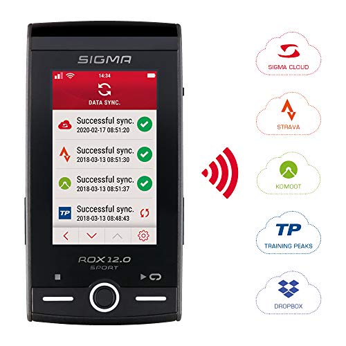 Sigma Sport ROX 12.0 Sport Ciclocomputador con navegación GPS, Unisex Adulto, Gris, 8 GB