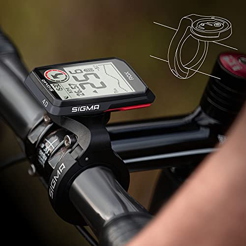 Sigma Sport Rox 4.0 HR Set GPS, Deportes,Ciclismo, Negro, Talla Única