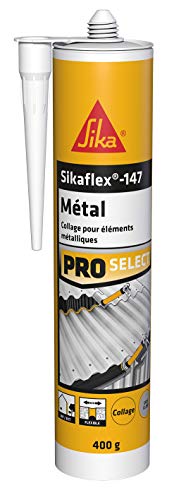 Sikaflex 147 - Pegamento polimérico especial de metal, masilla para todos los metales, interior y exterior, 290 ml