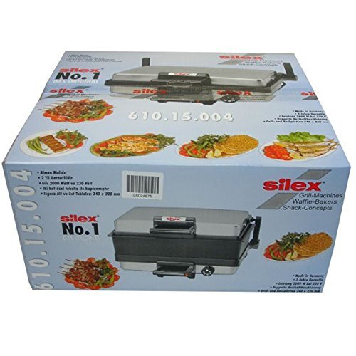 Silex 610.15.004 Multigrill, inox + Cacerola Silex (accesorio multiparrilla), acero inoxidable, negro, 35 cm