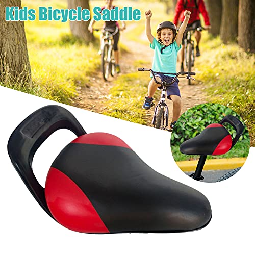 Sillines De Bicicleta De MontañA ,SillíN Mtb Asiento de bicicleta infantil PU Silla de bicicleta de cuero asiento de bicicleta de asiento suave cojín de confort impermeable MTB Sillín para niños Sillí