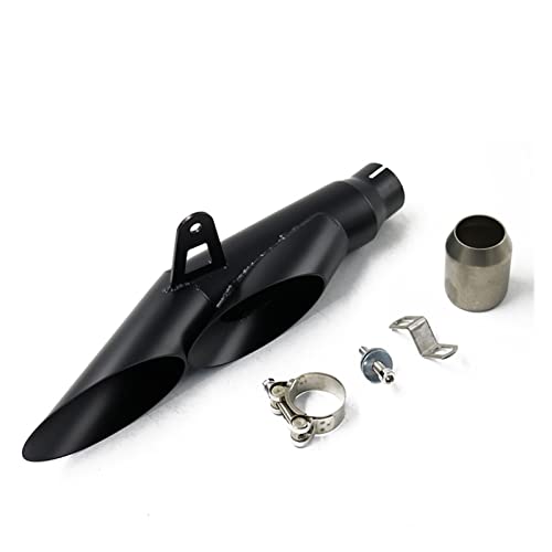 Sistema de Escape y Escape de la Motocicleta. Motocicleta Dual Outlet OUTLE SHUFFLER Table Tubo Ajuste for YZF r6 for GSXR S1000 S1000RR CBR250RR (Color : 1Set)