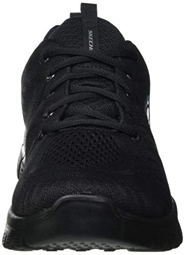 Skechers Graceful-Get Connected, Zapatillas Mujer, Negro (BBK Black Mesh), 38 EU