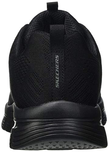 Skechers Graceful-Get Connected, Zapatillas Mujer, Negro (BBK Black Mesh), 38 EU