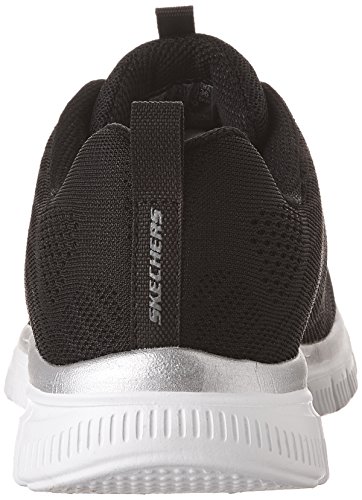 Skechers Graceful-Get Connected, Zapatillas Mujer, Negro (BKW Black Mesh), 41 EU