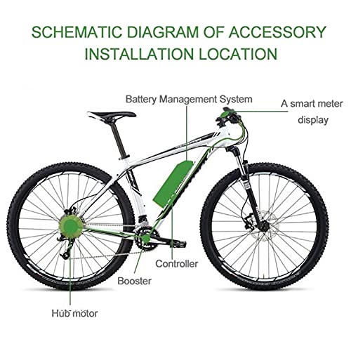 SKYWPOJU 48V 1500W 20" 26" 27,5" 29" 700C Rueda Trasera Kit de conversión de Motor de Bicicleta eléctrica E-Bike Buje de Ciclismo, con Pantalla KT-LCD3 (Color : Spinning flywheel, Size : 700C)