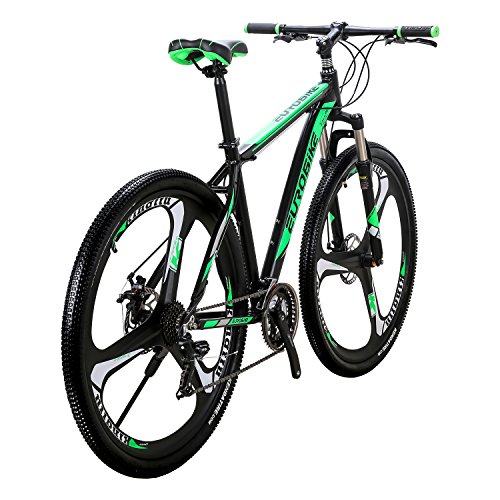 SL Mountain Bike X9 bicicleta verde 29 pulgadas 3 radios bicicleta suspensión bicicleta (verde)