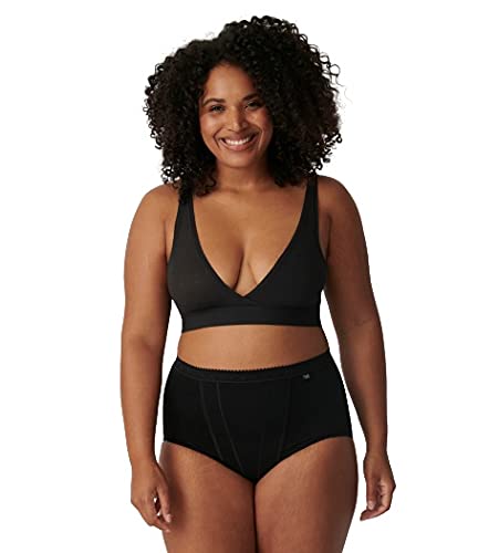 Sloggi Control Maxi Culotte, Negro, 52 para Mujer