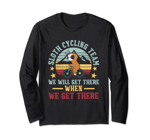 Sloth Cycling Team - Bicicleta de paseo Manga Larga