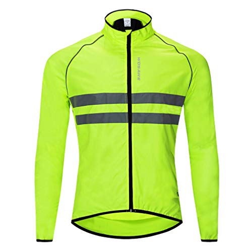 SM SunniMix Maillot Ciclismo,Maillot Ciclismo Hombre Verano Ropa Bicicleta con Manga Corta para BiciCiclista - Pasto verde, M