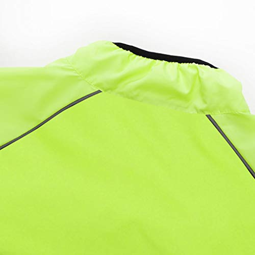 SM SunniMix Maillot Ciclismo,Maillot Ciclismo Hombre Verano Ropa Bicicleta con Manga Corta para BiciCiclista - Pasto verde, M