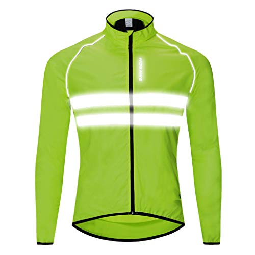 SM SunniMix Maillot Ciclismo,Maillot Ciclismo Hombre Verano Ropa Bicicleta con Manga Corta para BiciCiclista - Pasto verde, M