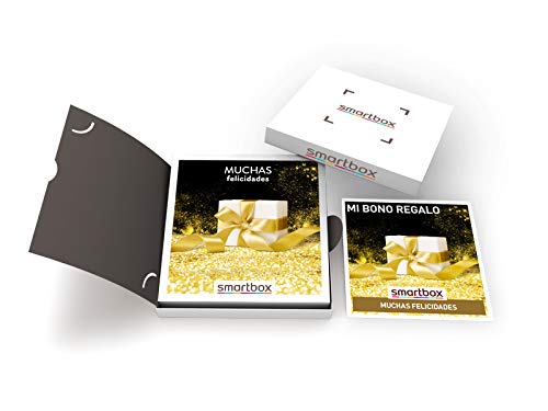 Smartbox - Caja Regalo Muchas felicidades - Idea de Regalo Original - 1 Experiencia de Estancia, gastronomía, Bienestar o Aventura para 1 o 2