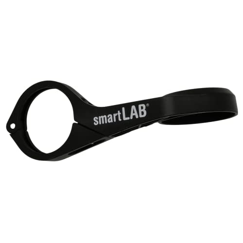 smartLAB Soporte para manillar de bicicleta para una visión óptima de tu ordenador de bicicleta. Compatible con Garmin Edge, Wahoo Roam, Elemnt y Bolt, Bryton y muchos otros.