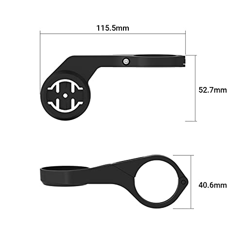 smartLAB Soporte para manillar de bicicleta para una visión óptima de tu ordenador de bicicleta. Compatible con Garmin Edge, Wahoo Roam, Elemnt y Bolt, Bryton y muchos otros.