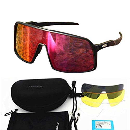 SMEI Gafas Polarizadas Ciclismo Gafas De Sol Hombres Mujeres Deporte Carretera Mtb Montaña Bicicleta Gafas Gafas Gafas De Sol Sutro-negro