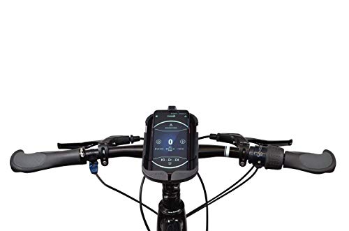 Sminno Cesacruise S Soporte Universal para Smartphone y Manos Libres, Bicicleta eléctrica, Scooter, Cabina con aplicación, Negro,