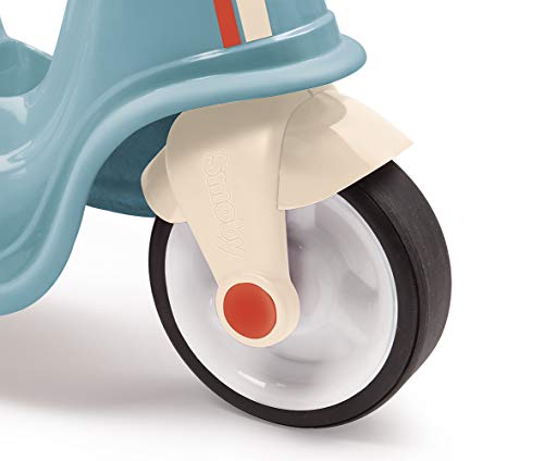 Smoby Moto Scooter Correpasillos Azul, Con Llave de Contacto Mecánica, Para Niños a Partir de 18 Meses, color (721006)