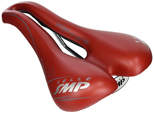 Smp TRK – Sillín de Bicicleta, Unisex, TRK, Rojo, Mediano