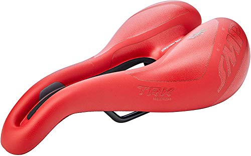 Smp TRK – Sillín de Bicicleta, Unisex, TRK, Rojo, Mediano