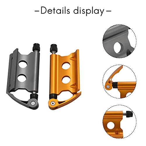 SNOWINSPRING Juego de 2 soportes de horquilla para bicicleta, camión, tienda de campaña, techo de bicicleta, camión, soporte para bicicleta